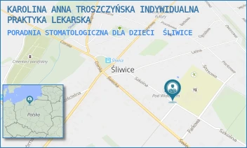 PORADNIA STOMATOLOGICZNA DLA DZIECI - KAROLINA ANNA TROSZCZYŃSKA INDYWIDUALNA PRAKTYKA LEKARSKA - SZKOLNA 9,  ŚLIWICE