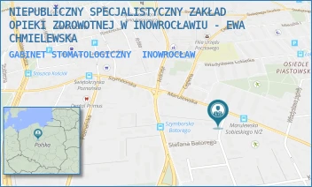 GABINET STOMATOLOGICZNY - NIEPUBLICZNY SPECJALISTYCZNY ZAKŁAD OPIEKI ZDROWOTNEJ W INOWROCŁAWIU - EWA CHMIELEWSKA - SOBIESKIEGO 1-3,  INOWROCŁAW
