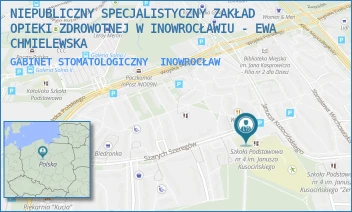 GABINET STOMATOLOGICZNY - NIEPUBLICZNY SPECJALISTYCZNY ZAKŁAD OPIEKI ZDROWOTNEJ W INOWROCŁAWIU - EWA CHMIELEWSKA - SZARYCH SZEREGÓW 1,  INOWROCŁAW