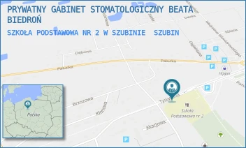 SZKOŁA PODSTAWOWA NR 2 W SZUBINIE - PRYWATNY GABINET STOMATOLOGICZNY BEATA BIEDROŃ - TYSIĄCLECIA 1,  SZUBIN