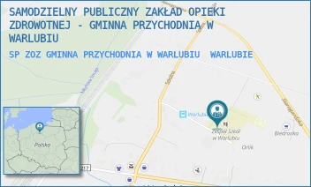 SP ZOZ GMINNA PRZYCHODNIA W WARLUBIU - SAMODZIELNY PUBLICZNY ZAKŁAD OPIEKI ZDROWOTNEJ - GMINNA PRZYCHODNIA W WARLUBIU - SZKOLNA 20A,  WARLUBIE