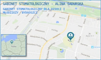 GABINET STOMATOLOGICZNY DLA DZIECI I MŁODZIEŻY - GABINET STOMATOLOGICZNY - ALINA SADURSKA - SŁONECZNA 26/9,  BYDGOSZCZ