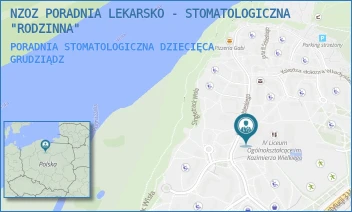 PORADNIA STOMATOLOGICZNA DZIECIĘCA - NZOZ PORADNIA LEKARSKO - STOMATOLOGICZNA "RODZINNA" - JANA III SOBIESKIEGO 12,  GRUDZIĄDZ