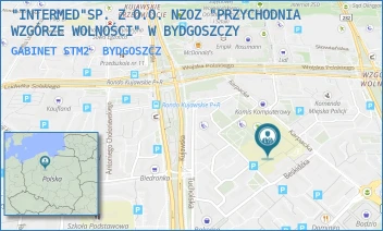 GABINET STM2 - "INTERMED"SP. Z O.O. NZOZ "PRZYCHODNIA WZGÓRZE WOLNOŚCI" W BYDGOSZCZY - KARPACKA 30,  BYDGOSZCZ