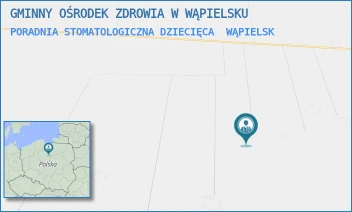 PORADNIA STOMATOLOGICZNA DZIECIĘCA - GMINNY OŚRODEK ZDROWIA W WĄPIELSKU - WĄPIELSK 20A,  WĄPIELSK