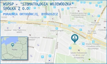 PORADNIA ORTODONCJI - WSPSP - "STOMATOLOGIA WOJEWÓDZKA" SPÓŁKA Z O.O. - ZDROWOTNA 6,  BYDGOSZCZ
