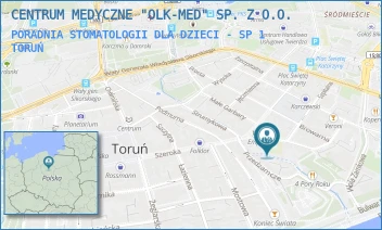 PORADNIA STOMATOLOGII DLA DZIECI - SP 1 - CENTRUM MEDYCZNE "OLK-MED" SP. Z O.O. - WIELKIE GARBARY 9,  TORUŃ