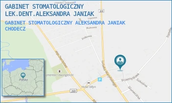 GABINET STOMATOLOGICZNY ALEKSANDRA JANIAK - GABINET STOMATOLOGICZNY LEK. DENT. ALEKSANDRA JANIAK - WARYŃSKIEGO 20,  CHODECZ