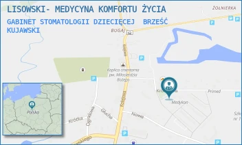 GABINET STOMATOLOGII DZIECIĘCEJ - LISOWSKI- MEDYCYNA KOMFORTU ŻYCIA - KRÓLEWSKA 21,  BRZEŚĆ KUJAWSKI