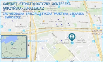 INDYWIDUALNA SPECJALISTYCZNA PRAKTYKA LEKARSKA - GABINET STOMATOLOGICZNY AGNIESZKA GÓRZYŃSKA-JURKIEWICZ - KARPACKA 31/22,  BYDGOSZCZ