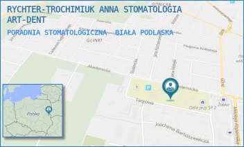 PORADNIA STOMATOLOGICZNA - RYCHTER-TROCHIMIUK ANNA STOMATOLOGIA ART-DENT - AKADEMICKA 8,  BIAŁA PODLASKA