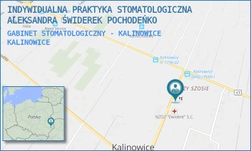 GABINET STOMATOLOGICZNY - KALINOWICE - INDYWIDUALNA PRAKTYKA STOMATOLOGICZNA ALEKSANDRA ŚWIDEREK POCHODEŃKO - 148A,  KALINOWICE