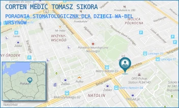 PORADNIA STOMATOLOGICZNA DLA DZIECI WA-BEL - CORTEN MEDIC TOMASZ SIKORA - BELGRADZKA 4/U10,  URSYNÓW