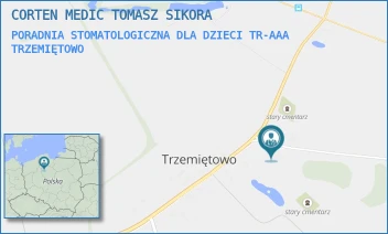 PORADNIA STOMATOLOGICZNA DLA DZIECI TR-AAA - CORTEN MEDIC TOMASZ SIKORA - 2,  TRZEMIĘTOWO