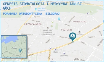 PORADNIA ORTODONTYCZNA - GENESIS STOMATOLOGIA I MEDYCYNA JANUSZ GOCH - ZAMOJSKA 51,  BIŁGORAJ