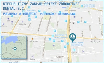 PORADNIA ORTODONCJI - NIEPUBLICZNY ZAKŁAD OPIEKI ZDROWOTNEJ DENTAL S.C. - UL. JULIUSZA SŁOWACKIEGO 74,  PIOTRKÓW TRYBUNALSKI