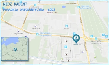 PORADNIA ORTODONTYCZNA - NZOZ KADENT - UL. OBYWATELSKA 102,  ŁÓDŹ