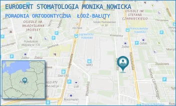 PORADNIA ORTODONTYCZNA - EURODENT STOMATOLOGIA MONIKA NOWICKA - UL. FRANCISZKAŃSKA 104/112,  ŁÓDŹ-BAŁUTY