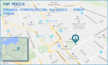 PORADNIA STOMATOLOGICZNA DLA DZIECI - OTWOCK - FAM MEDICA - GEISLERA 3A,  OTWOCK