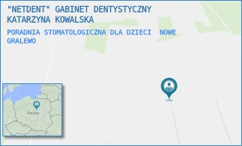 PORADNIA STOMATOLOGICZNA DLA DZIECI - "NETDENT" GABINET DENTYSTYCZNY   KATARZYNA KOWALSKA - 13A,  NOWE GRALEWO