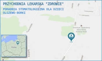 PORADNIA STOMATOLOGICZNA DLA DZIECI - PRZYCHODNIA LEKARSKA "ZDROWIE" - 3 MAJA 4,  OLSZEWO-BORKI