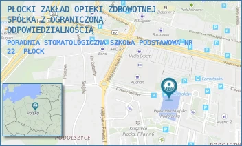 PORADNIA STOMATOLOGICZNA SZKOŁA PODSTAWOWA NR 22 - PŁOCKI ZAKŁAD OPIEKI ZDROWOTNEJ SPÓŁKA Z OGRANICZONĄ ODPOWIEDZIALNOŚCIĄ - CZWARTAKÓW 6, PŁOCK