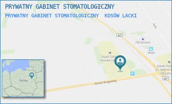 PRYWATNY GABINET STOMATOLOGICZNY - PRYWATNY GABINET STOMATOLOGICZNY - ARMII KRAJOWEJ 6,  KOSÓW LACKI