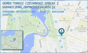 PORADNIA ORTODONTYCZNA - OCHOTA - DEMED TOMASZ CZECHOWSKI SPÓŁKA Z OGRANICZONĄ ODPOWIEDZIALNOŚCIĄ - WŁADYSŁAWA KOROTYŃSKIEGO 23,  WARSZAWA OCHOTA