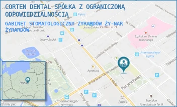 GABINET STOMATOLOGICZNY ŻYRARDÓW ŻY-NAR - CORTEN DENTAL SPÓŁKA Z OGRANICZONĄ ODPOWIEDZIALNOŚCIĄ - GABRIELA NARUTOWICZA 35,  ŻYRARDÓW