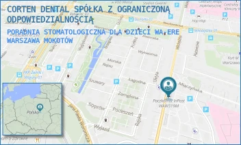 PORADNIA STOMATOLOGICZNA DLA DZIECI WA-ERE - CORTEN DENTAL SPÓŁKA Z OGRANICZONĄ ODPOWIEDZIALNOŚCIĄ - ETIUDY REWOLUCYJNEJ 48,  WARSZAWA MOKOTÓW