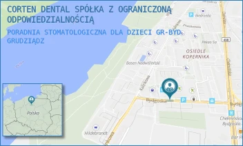 PORADNIA STOMATOLOGICZNA DLA DZIECI GR-BYD - CORTEN DENTAL SPÓŁKA Z OGRANICZONĄ ODPOWIEDZIALNOŚCIĄ - BYDGOSKA 24,  GRUDZIĄDZ