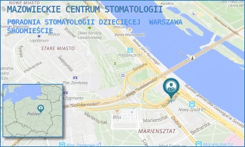 PORADNIA STOMATOLOGII DZIECIĘCEJ - MAZOWIECKIE CENTRUM STOMATOLOGII - NOWY ZJAZD 1,  WARSZAWA ŚRÓDMIEŚCIE