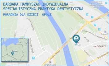 PORADNIA DLA DZIECI - BARBARA HAMRYSZAK INDYWIDUALNA SPECJALISTYCZNA PRAKTYKA DENTYSTYCZNA - UL. LICEALNA 18/212A,  OPOLE