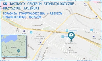 PORADNIA STOMATOLOGICZNA - RZESZÓW TOWARNICKIEGO - KK JASIŃSCY CENTRUM STOMATOLOGICZNE KRZYSZTOF JASIŃSKI - UL. AMBROŻEGO TOWARNICKIEGO 4,  RZESZÓW