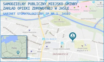 GABINET STOMATOLOGICZNY SP NR 1 - SAMODZIELNY PUBLICZNY MIEJSKO-GMINNY ZAKŁAD OPIEKI ZDROWOTNEJ W JAŚLE - PIOTRA SKARGI 10,  JASŁO
