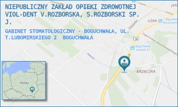 GABINET STOMATOLOGICZNY - BOGUCHWAŁA, UL. T.LUBOMIRSKIEGO 2 - NIEPUBLICZNY ZAKŁAD OPIEKI ZDROWOTNEJ VIOL-DENT V.ROZBORSKA, S.ROZBORSKI SP. J. - TEODORA LUBOMIRSKIEGO 2,  BOGUCHWAŁA