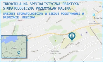 GABINET STOMATOLOGICZNY W SZKOLE PODSTAWOWEJ W BRZOZOWIE - INDYWIDUALNA SPECJALISTYCZNA PRAKTYKA STOMATOLOGICZNA PRZEMYSŁAW MALINA - UL. PARKOWA 5,  BRZOZÓW