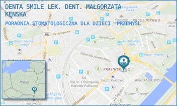 PORADNIA STOMATOLOGICZNA DLA DZIECI - DENTA SMILE LEK. DENT. MAŁGORZATA KĘNSKA - UL. ZYGMUNTA KRASIŃSKIEGO 26,  PRZEMYŚL