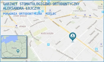PORADNIA ORTODONTYCZNA - GABINET STOMATOLOGICZNO-ORTODONTYCZNY ALEKSANDRA ŁOJCZYK - NARUTOWICZA 11,  MIELEC