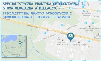 SPECJALISTYCZNA PRAKTYKA ORTODONTYCZNA I STOMATOLOGICZNA A. BIELACZYC - SPECJALISTYCZNA PRAKTYKA ORTODONTYCZNA I STOMATOLOGICZNA A.BIELACZYC - AL. JANA PAWŁA II 59/5U,  BIAŁYSTOK