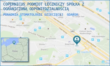 PORADNIA STOMATOLOGII DZIECIĘCEJ - COPERNICUS PODMIOT LECZNICZY SPÓŁKA Z OGRANICZONĄ ODPOWIEDZIALNOŚCIĄ - ALEJA ZWYCIĘSTWA 39,  GDAŃSK