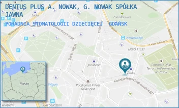 PORADNIA STOMATOLOGII DZIECIĘCEJ - DENTUS PLUS A. NOWAK, G. NOWAK SPÓŁKA JAWNA - DRZEWIECKIEGO 9/8,  GDAŃSK