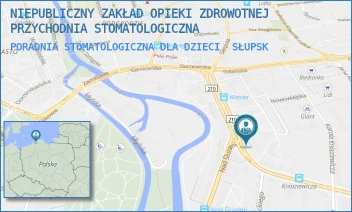PORADNIA STOMATOLOGICZNA DLA DZIECI - NIEPUBLICZNY ZAKŁAD OPIEKI ZDROWOTNEJ PRZYCHODNIA STOMATOLOGICZNA - WIEJSKA 27,  SŁUPSK