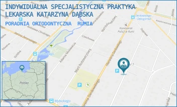 PORADNIA ORTODONTYCZNA - INDYWIDUALNA SPECJALISTYCZNA PRAKTYKA LEKARSKA KATARZYNA DĄBSKA - UL. PUŁASKIEGO 33/2,  RUMIA