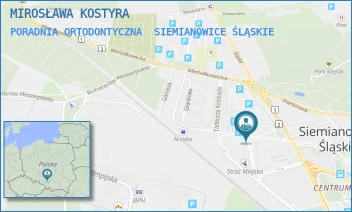 PORADNIA ORTODONTYCZNA - MIROSŁAWA KOSTYRA - UL. JANA PAWŁA II 1/153,  SIEMIANOWICE ŚLĄSKIE