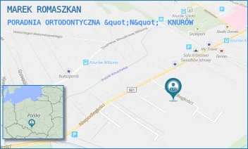 PORADNIA ORTODONTYCZNA "N" - MAREK ROMASZKAN - UL. NIEPODLEGŁOŚCI 31/B,  KNURÓW