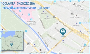 PORADNIA ORTODONTYCZNA - JOLANTA SKONIECZNA - UL. NORBERTA BARLICKIEGO 6/1,  GLIWICE