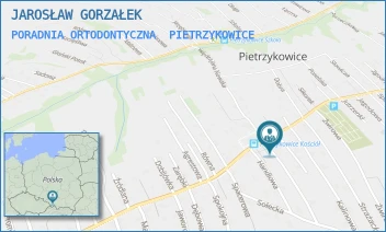 PORADNIA ORTODONTYCZNA - JAROSŁAW GORZAŁEK - UL. TURKUSOWA 1,  PIETRZYKOWICE