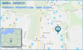 PORADNIA ORTODONTYCZNA - WANDA JAKÓBIEC - WAWELSKA 7,  RUDA ŚLĄSKA