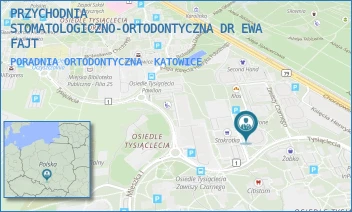 PORADNIA ORTODONTYCZNA - PRZYCHODNIA STOMATOLOGICZNO-ORTODONTYCZNA DR EWA FAJT - UL. ZAWISZY CZARNEGO 9,  KATOWICE